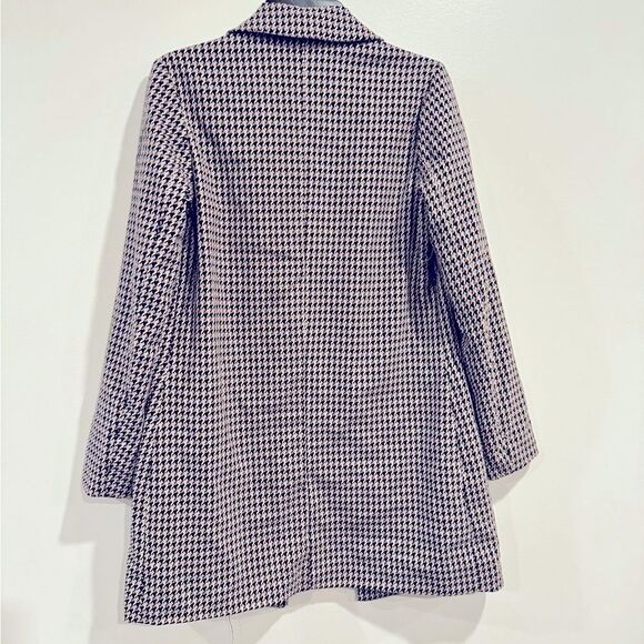 Sanctuary Polyester One-Button Blazer Jacket Carly Coat(Saddle Houndstooth) XS - Picture 8 of 11